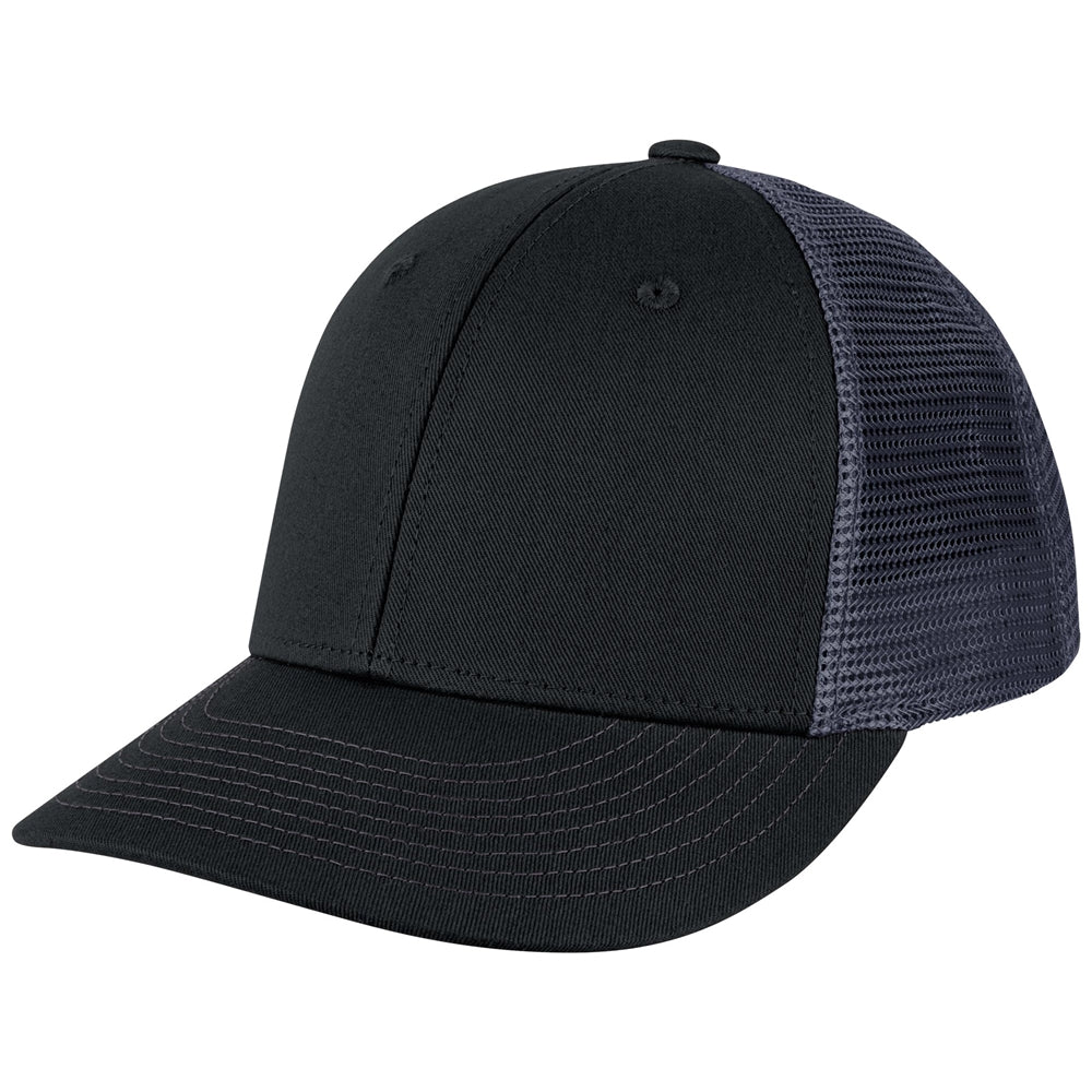 B14 - BLACK, GRAPHITE, BLACK Low Profile Trucker Cap