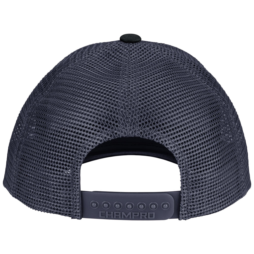 B14 - BLACK, GRAPHITE, BLACK Low Profile Trucker Cap