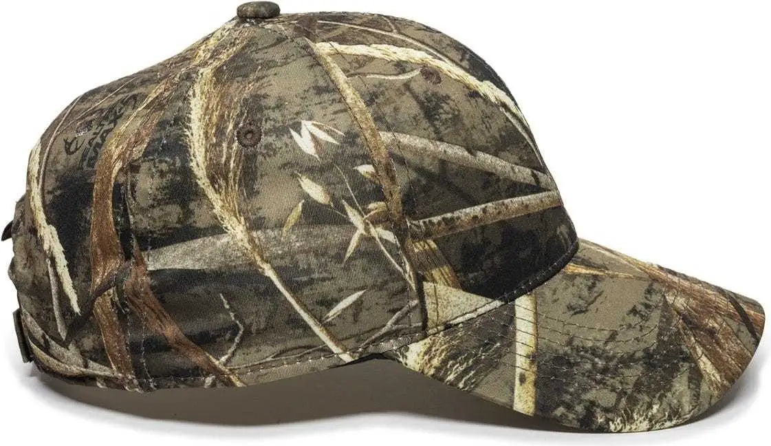 Oc Sports Pfc-100 Adjustable Cap - Realtree Max-5 - 6 7/8’’ - 7 1/2’’