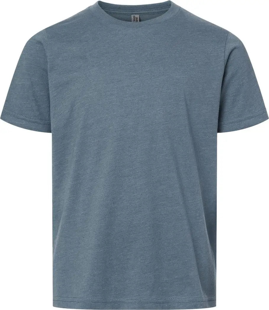 Next Level 3312 Youth Cvc T-shirt - Heather Slate Blue