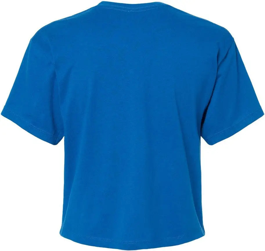 Next Level 1580 Women’s Ideal Crop Tee - Royal - Ladies Xs