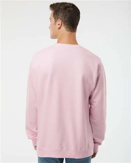 Independent Trading Co. Ss3000 Midweight Crewneck Sweatshirt - Light Pink