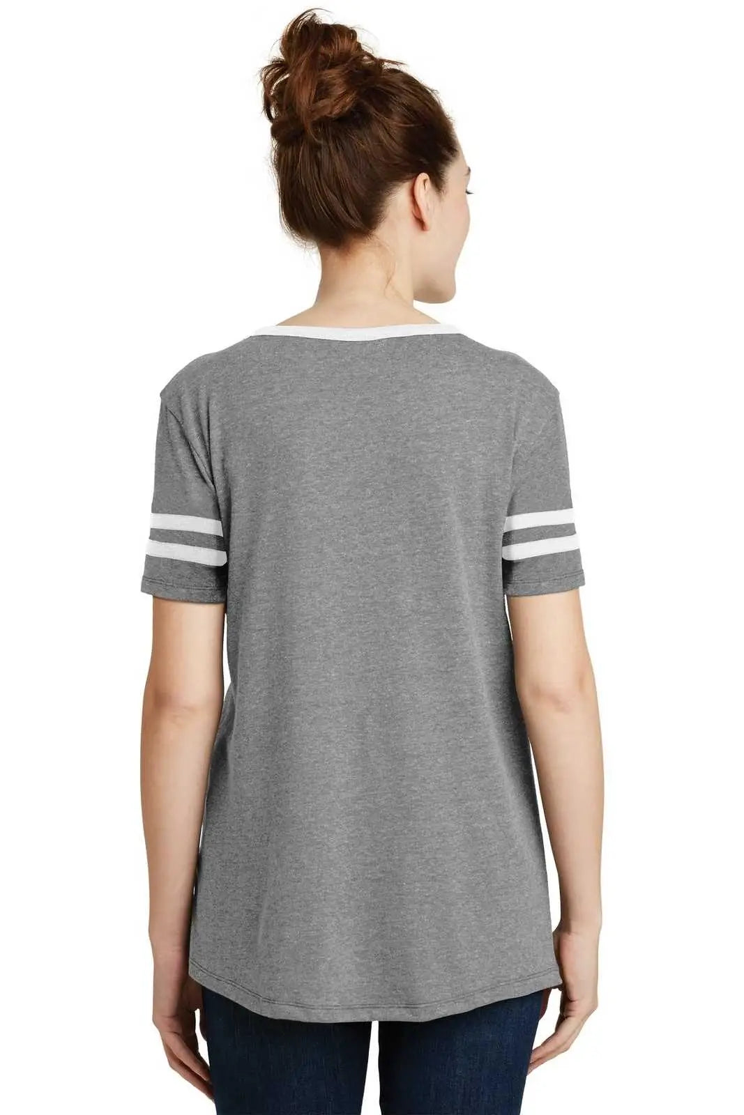 Alternative Aa5058 Women’s Varsity Vintage 50/50 Tee - Smoke White