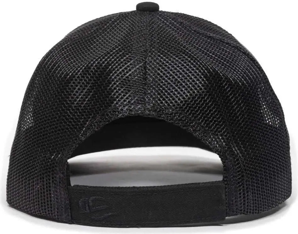 Oc Sports Oc771v Adjustable Mesh Back Cap - Black - 6 7/8’’ - 7 1/2’’