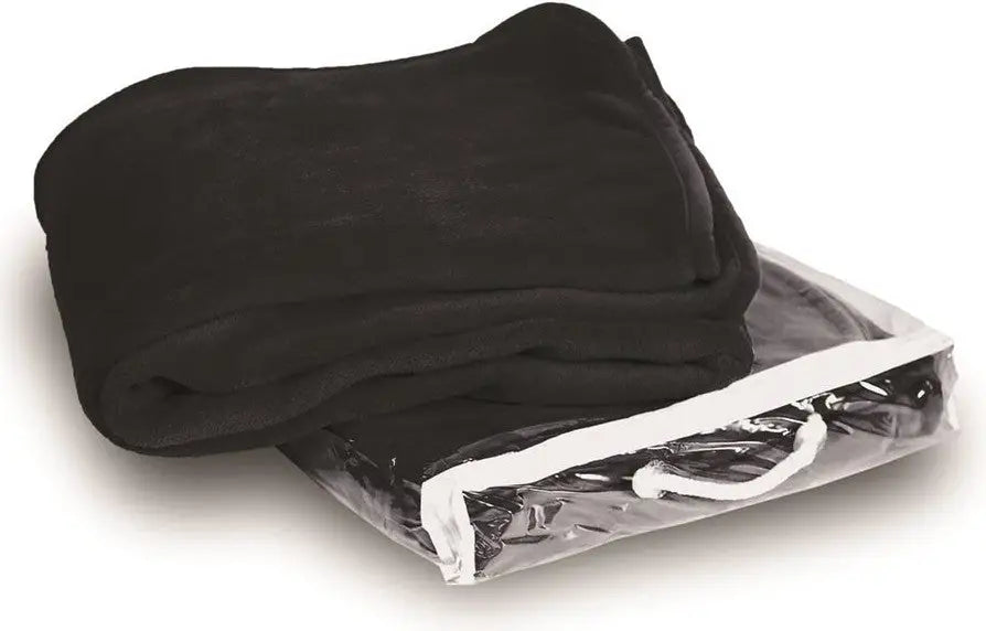 Alpine Fleece 8707 Micro Coral Blanket - Black - one Size Fits Most