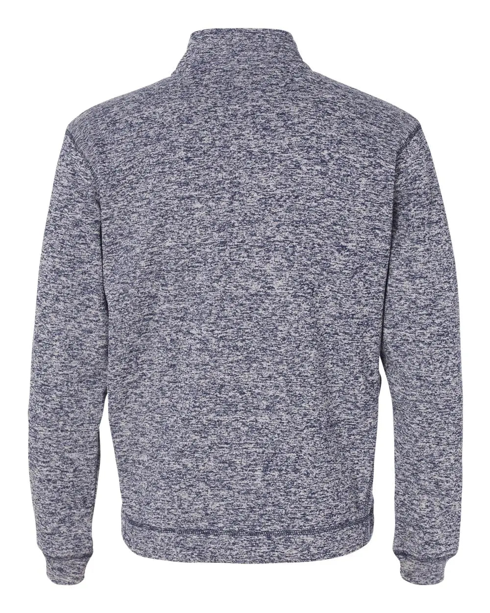 J. America 8614 Cosmic Fleece Quarter-zip Sweatshirt - Navy Fleck - s