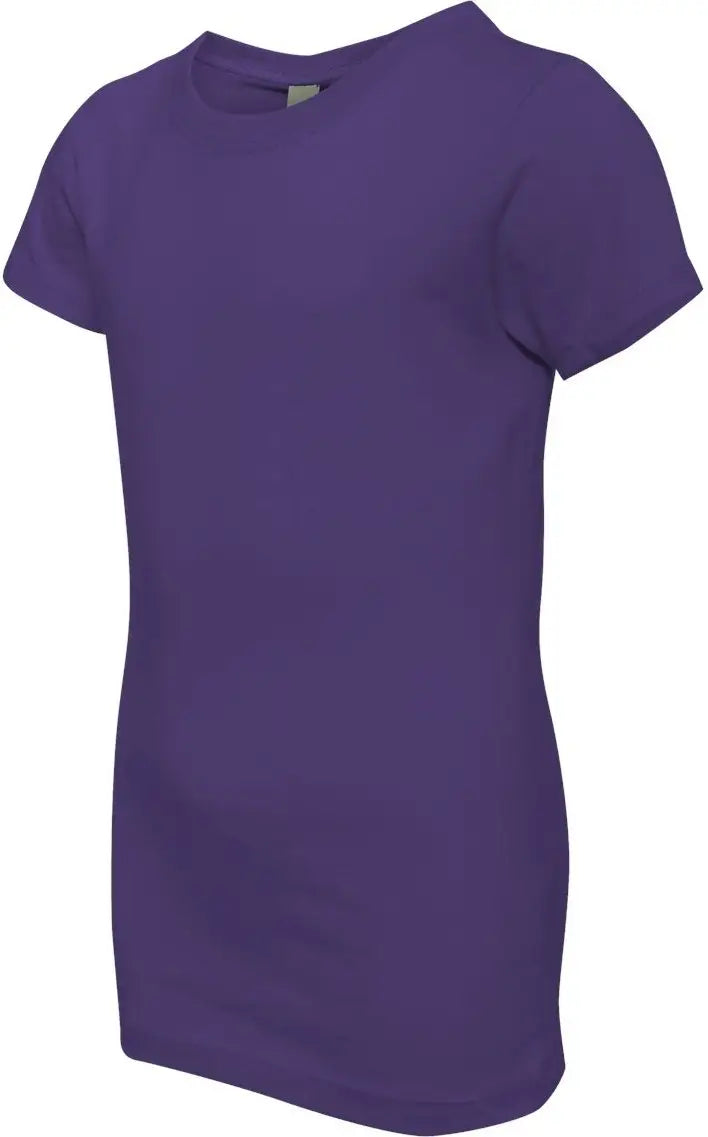 Next Level 3710 Girls’ Cotton Princess T-shirt - Purple Rush - Girls Xs