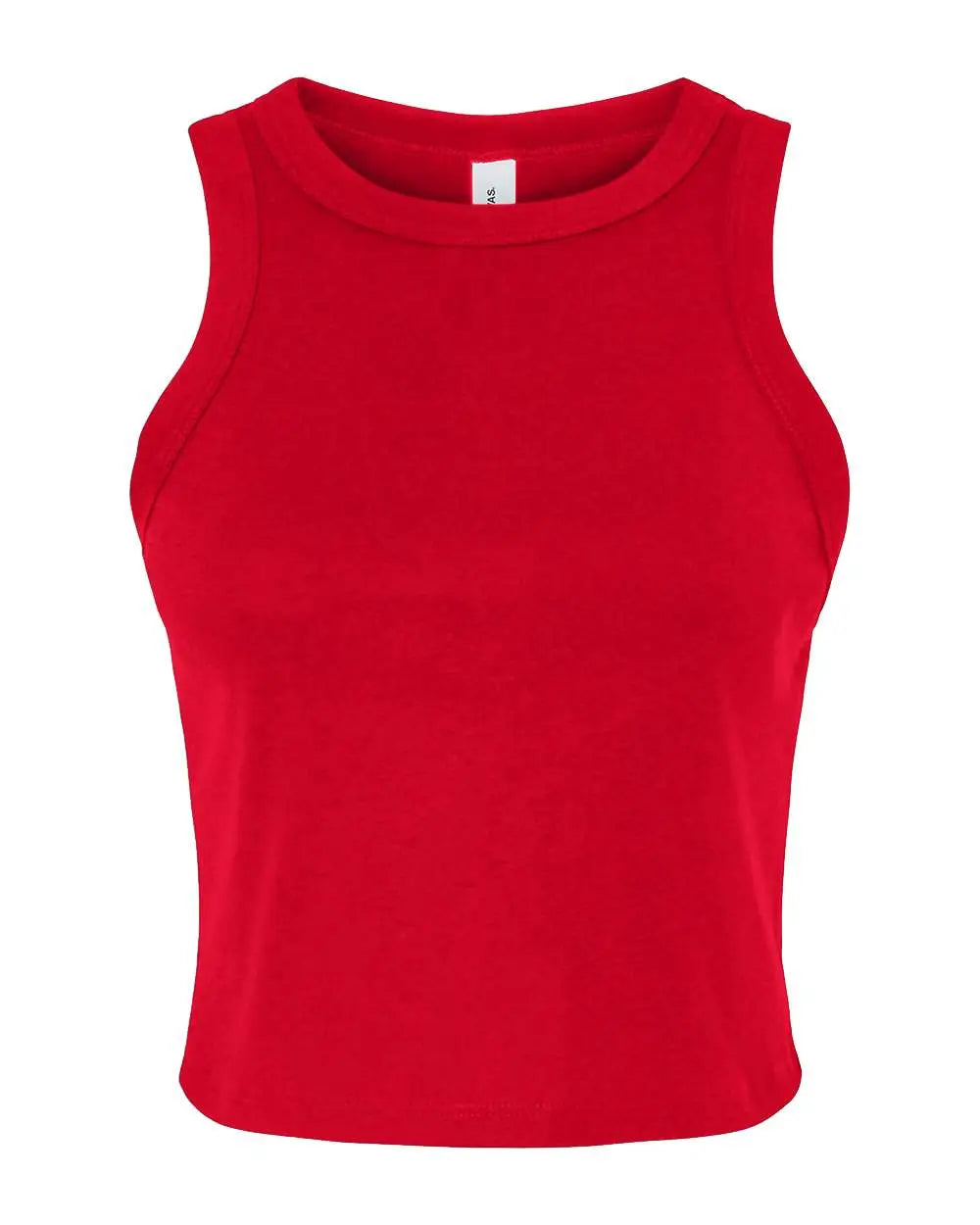 Bella + Canvas 1019 Women’s Micro Rib Racer Tank - Solid Red Blend - Xs