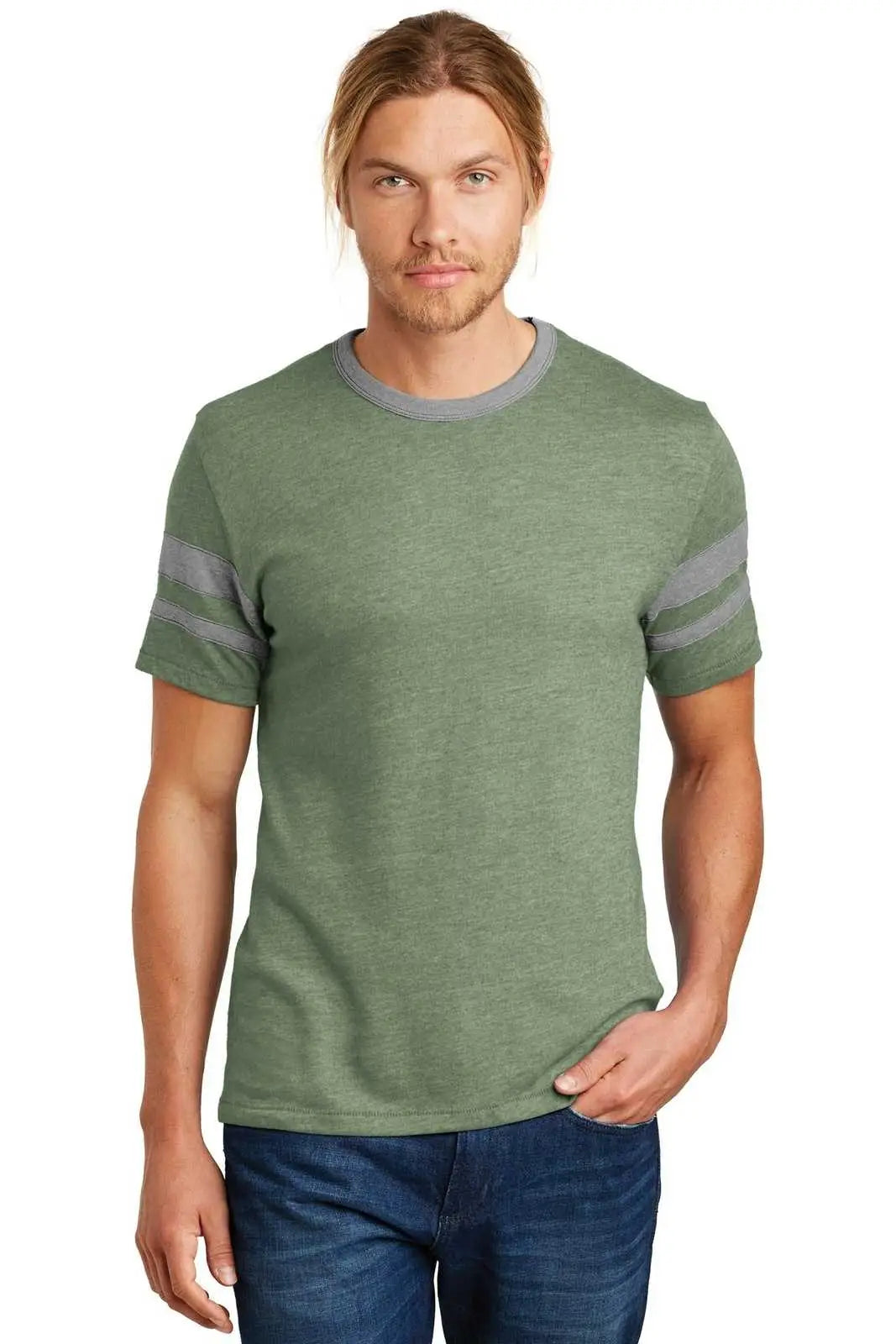 Alternative Aa5055 Sideline Vintage 50/50 Tee - Pine Smoke