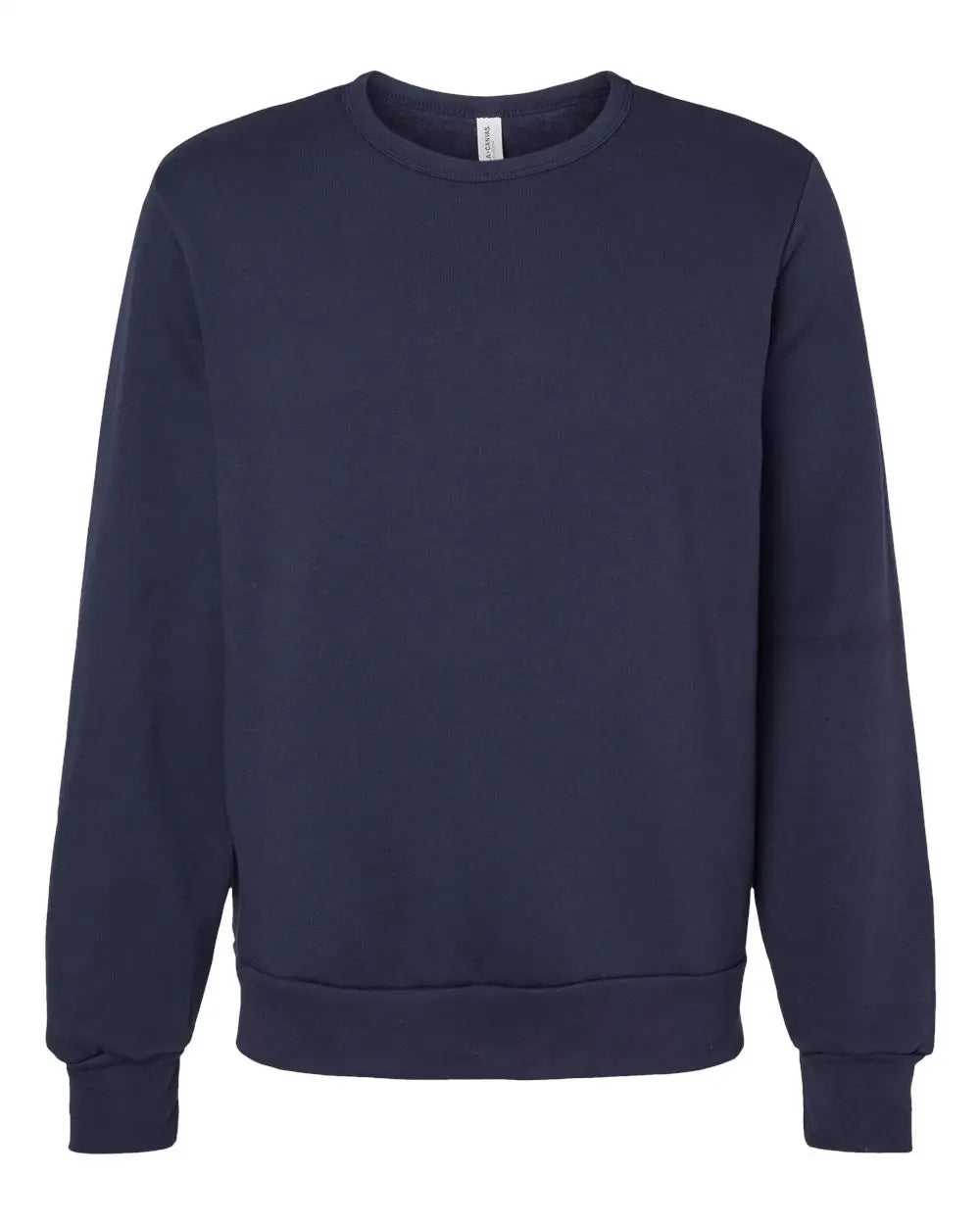 Bella + Canvas 3911 Sponge Fleece Classic Crewneck Sweatshirt - Navy - Xs