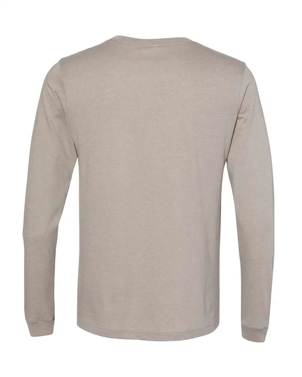 Bella + Canvas 3501cvc Heather Cvc Long Sleeve Tee - Stone