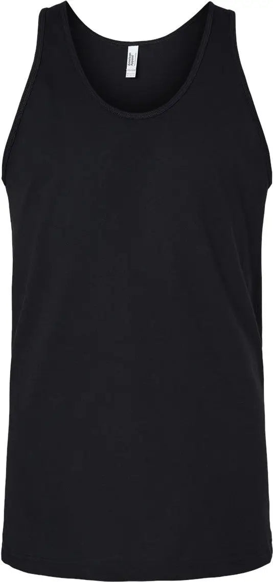 American Apparel 2408w Fine Jersey Tank - 2408 - Black - Adult Xs