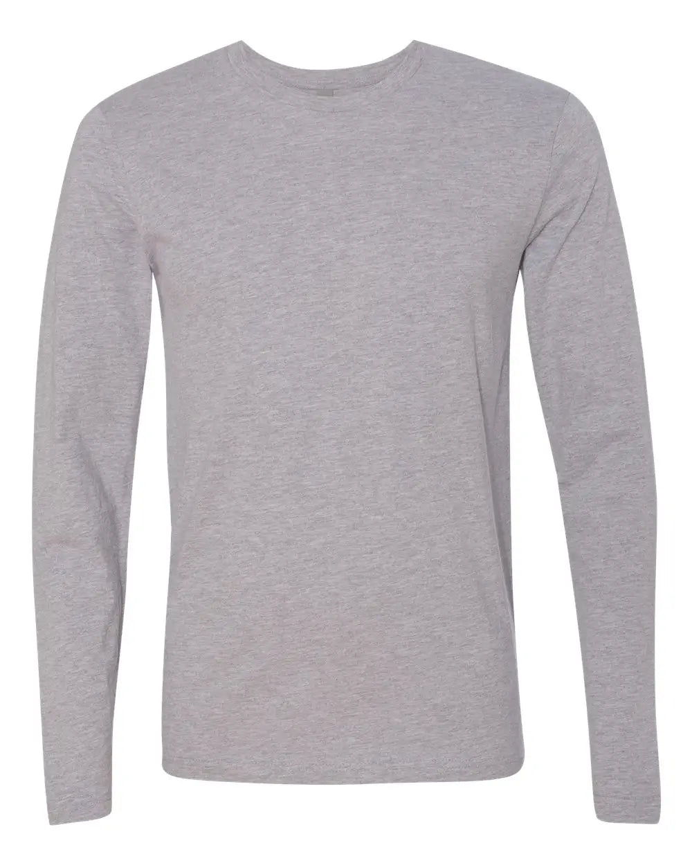 Next Level 3601 Cotton Long Sleeve T-shirt - Heather Gray