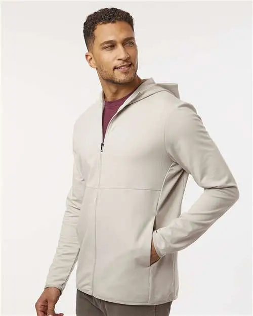 Independent Trading Co. Exp30pz Perform Full-zip Hooded Sweatshirt - Smoke