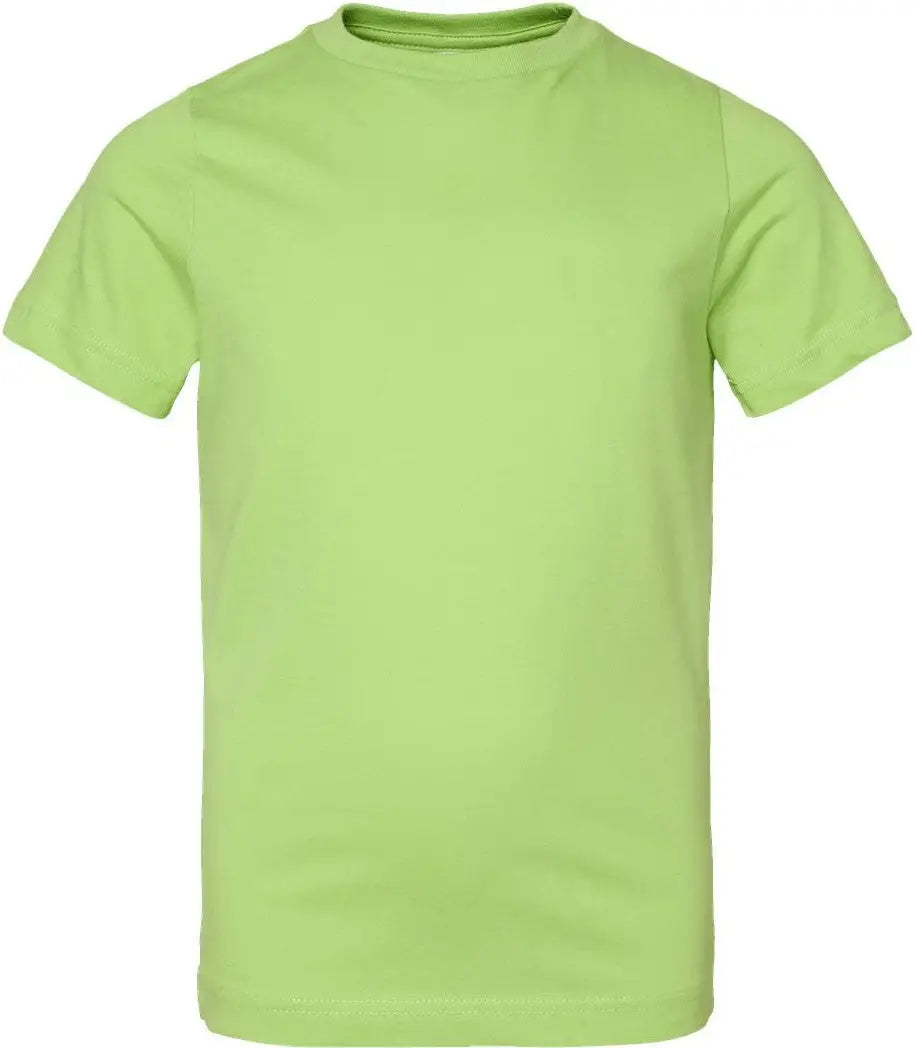 Lat 6101 Youth Fine Jersey Tee - Key Lime - Xs