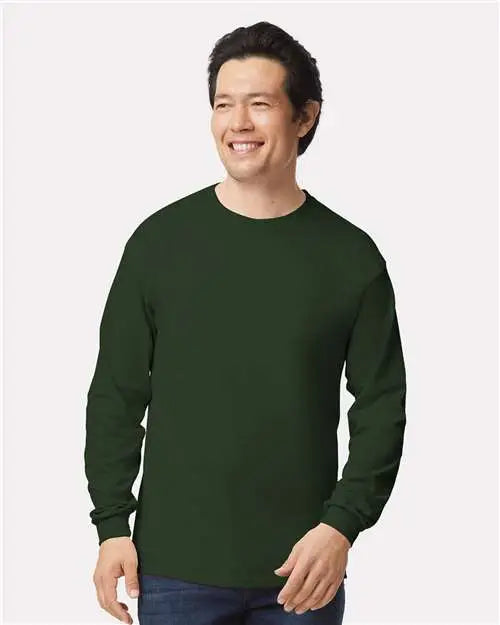 Gildan 2400 Ultra Cotton® Long Sleeve T-shirt - Forest Green