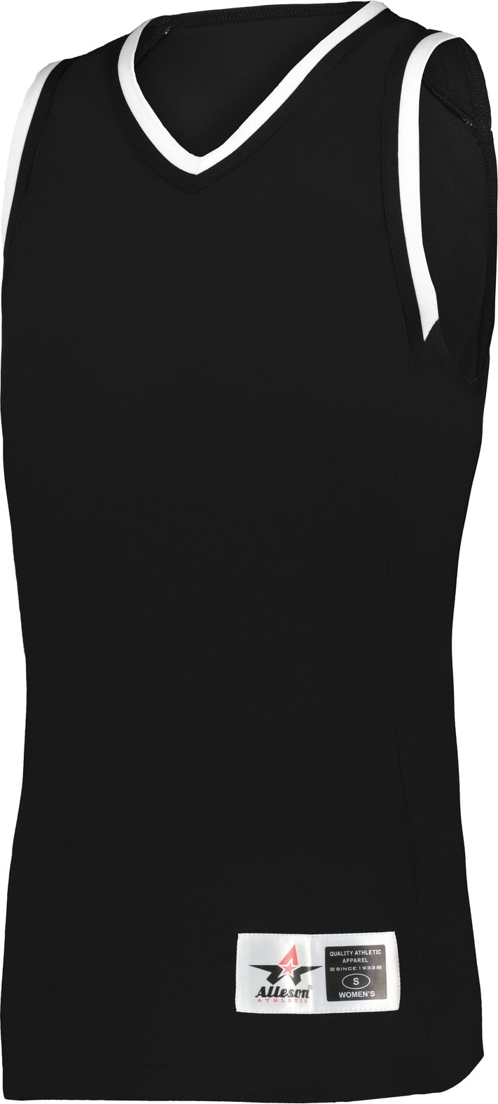 BA BLACK/BLACK/WHITE GLIDE WOMEN'S BASKETBALL JERSE