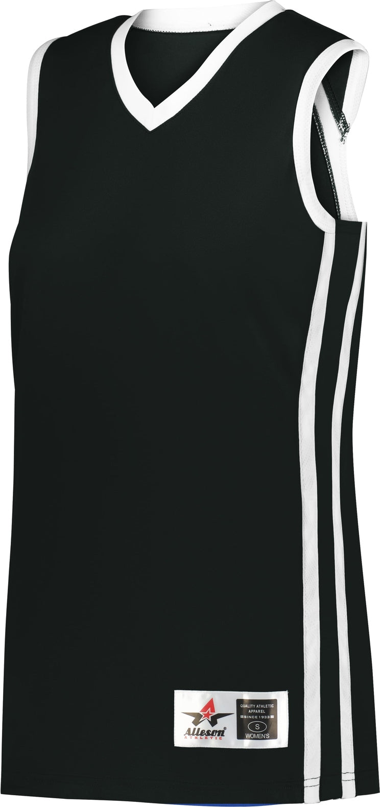 BA BLACK/WHITE LADIES BASKETBALL JERSEY