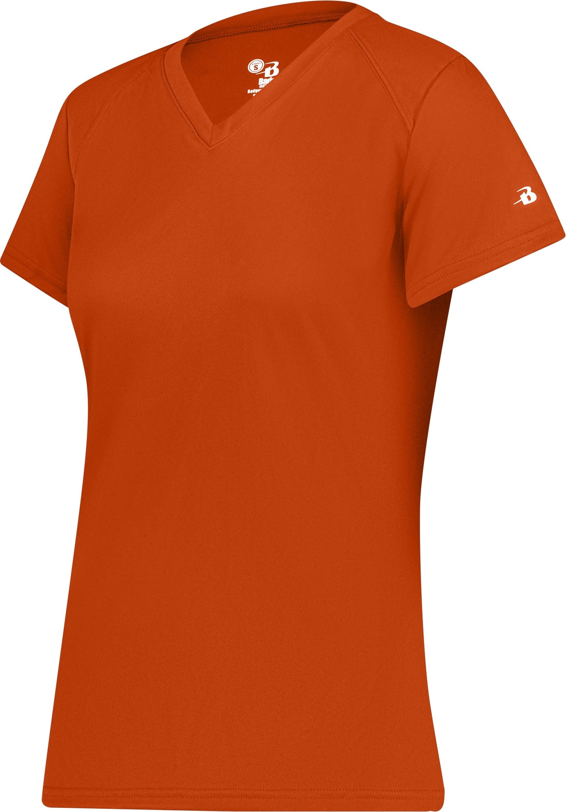 BA BURNT ORANGE LADIES B-CORE V-NECK TEE