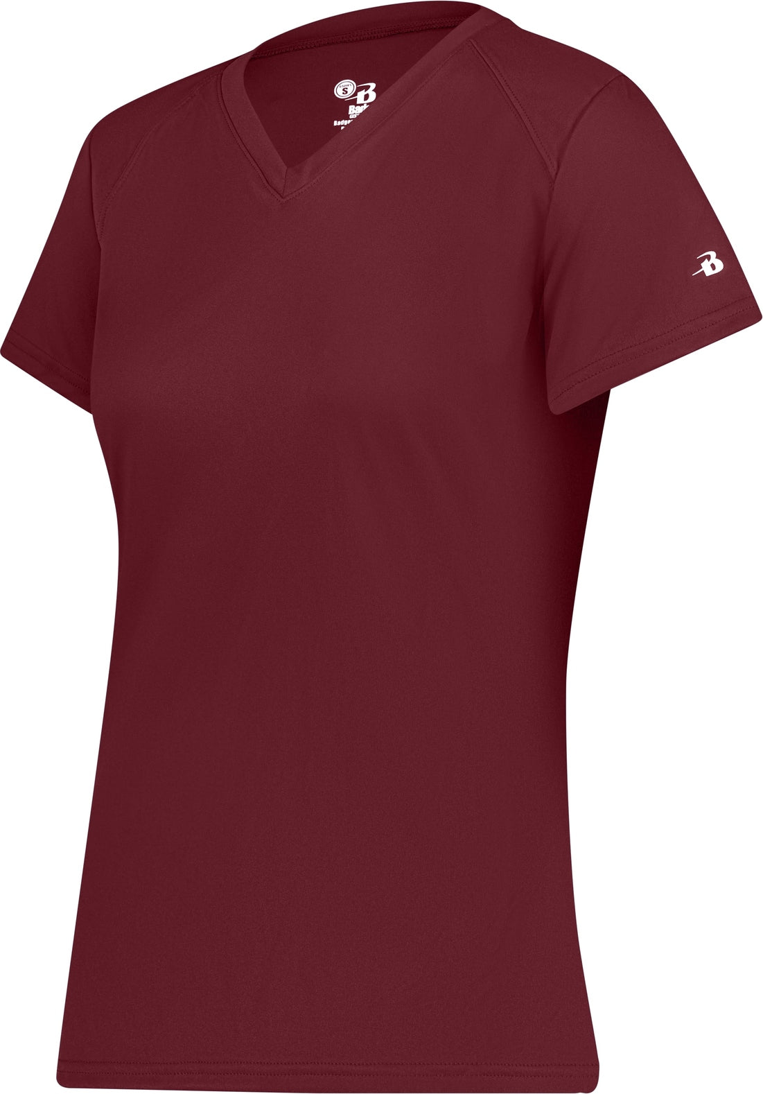 BA CARDINAL LADIES B-CORE V-NECK TEE