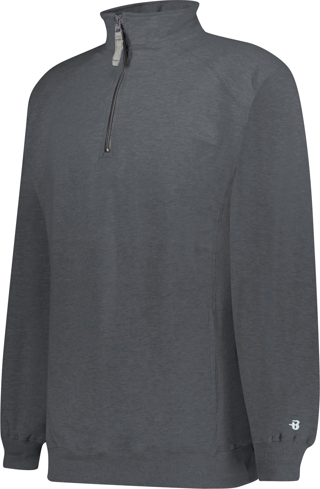 BA CHARCOAL 1/4 ZIP FLEECE PULLOVER