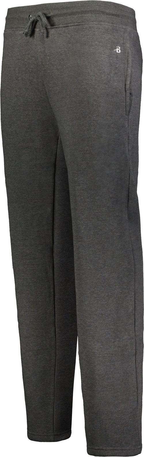 BA CHARCOAL LADIES OPEN BOTTOM FLEECE PANT