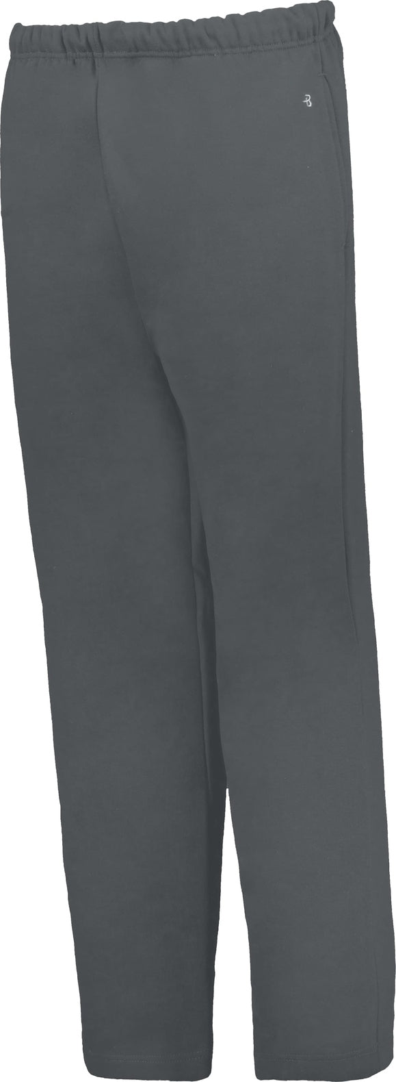 BA CHARCOAL OPEN BOTTOM FLEECE PANT