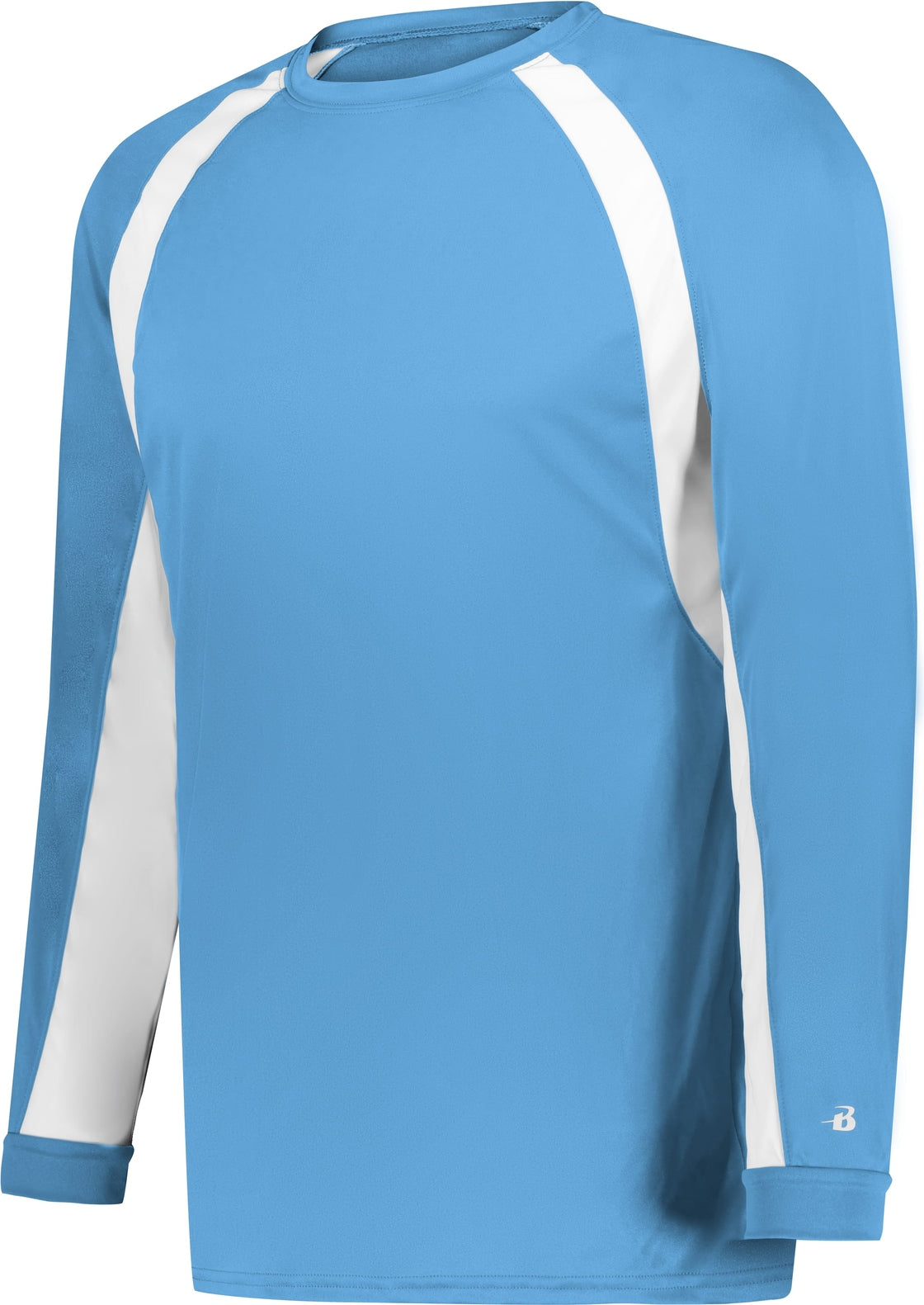 BA COLUMBIA BLUE/WHITE YOUTH HOOK L/S TEE