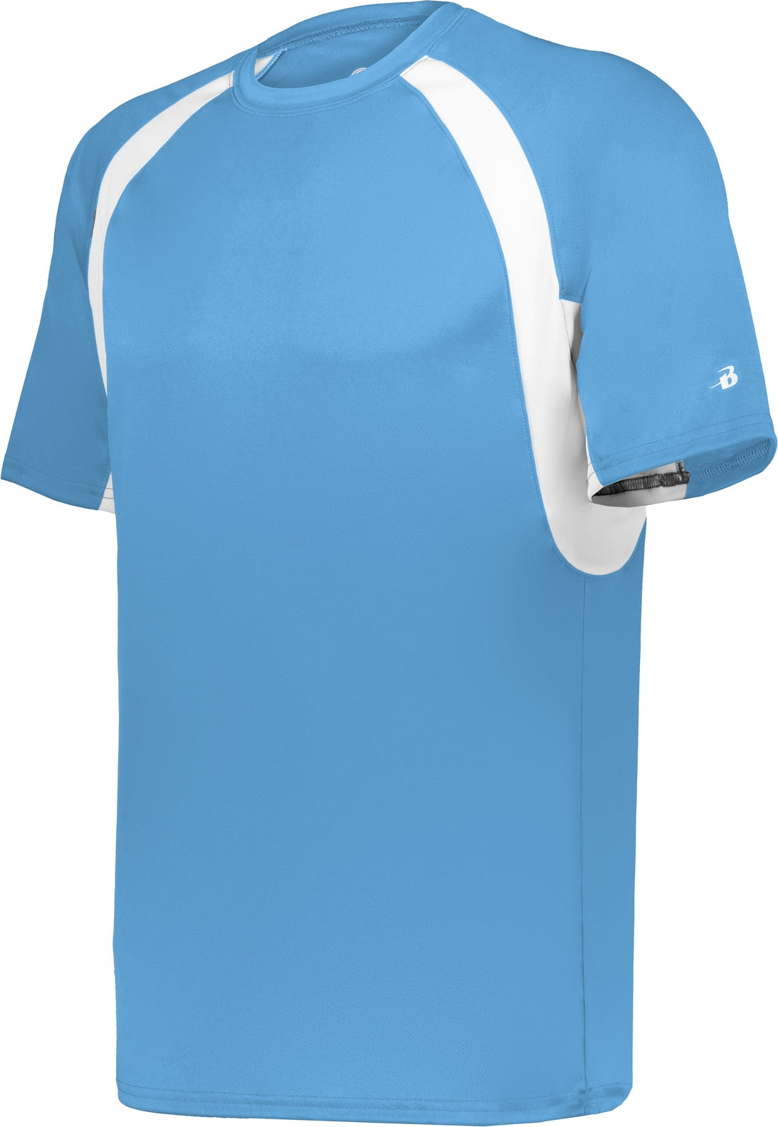 BA COLUMBIA BLUE/WHITE YOUTH HOOK TEE