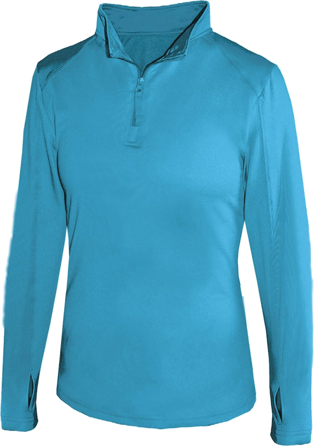 BA ELECTRIC BLUE 1/4 ZIP LADIES' LIGHTWEIGHT PU