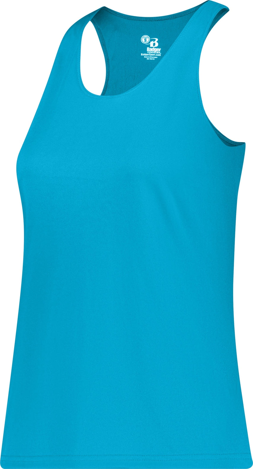 BA ELECTRIC BLUE LADIES' RACERBACK TANK
