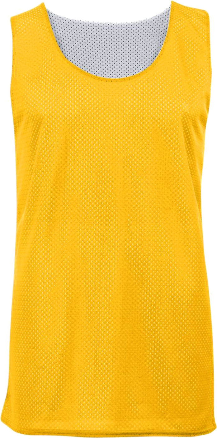 BA GOLD/WHITE YOUTH MESH REVERSIBLE JERSEY