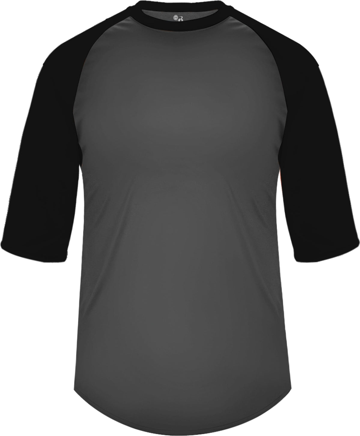 BA GRAPHITE/BLACK YOUTH B-BASEBALL TEE