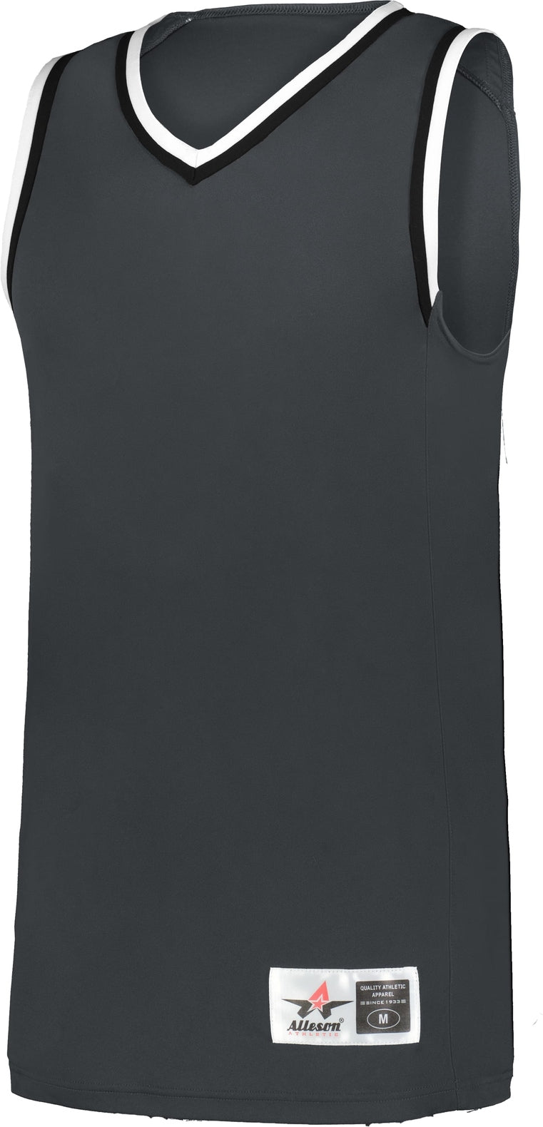 BA GRAPHITE/BLACK/WHITE GLIDE YTH  BASKETBALL JERSEY
