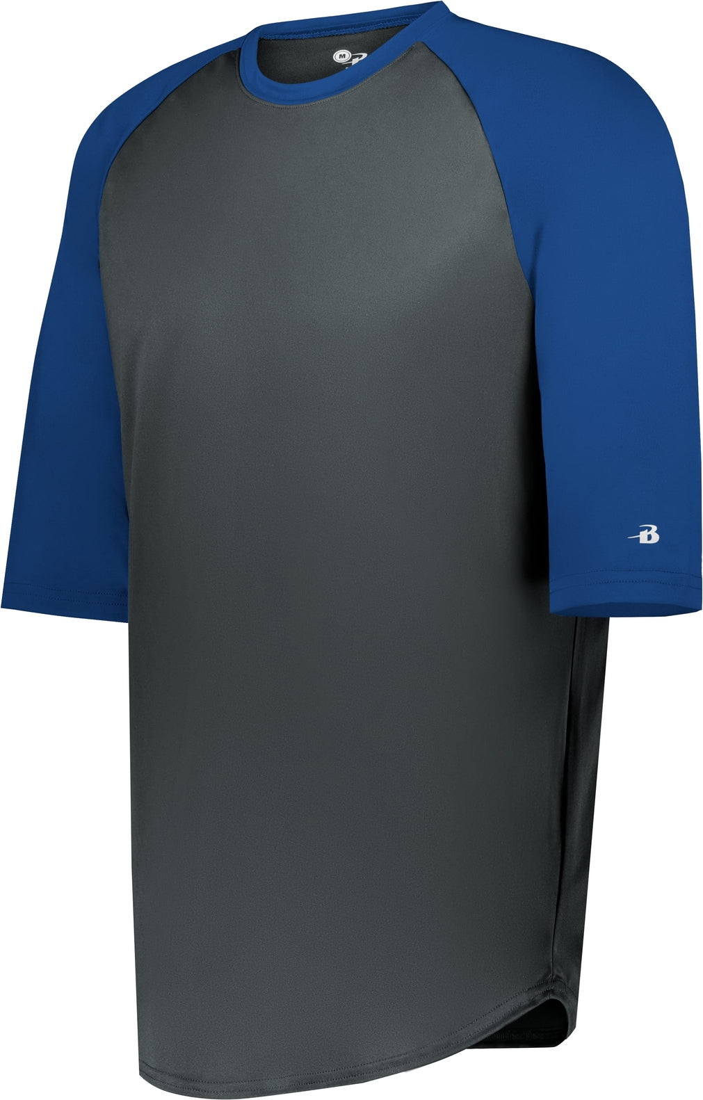 BA GRAPHITE/ROYAL B-BASEBALL TEE