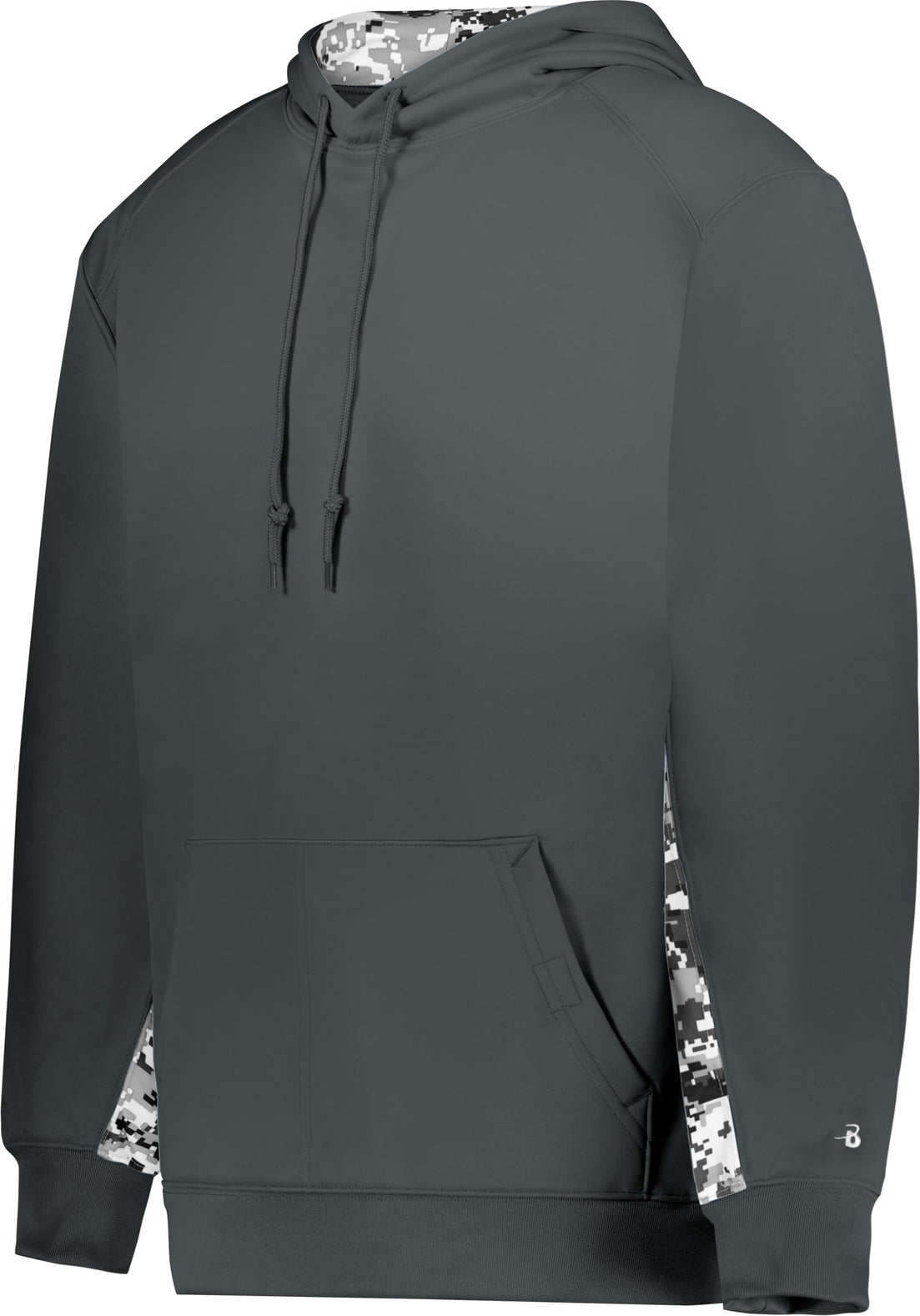 BA GRAPH/WHITE DIGITAL DIGITAL COLOR BLOCK HOODIE