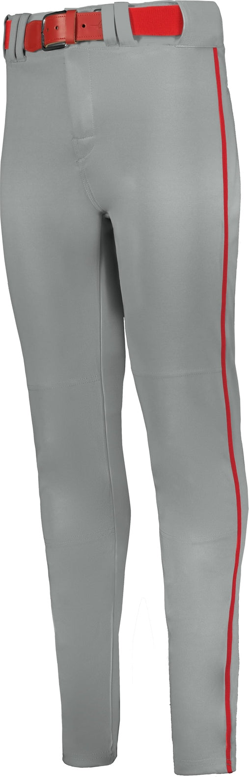 BA GREY/RED CRUSH TAPERED PANT W/ BRAID