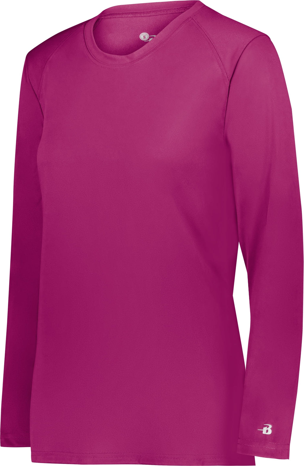 BA HOT PINK LADIES B-CORE L/S TEE