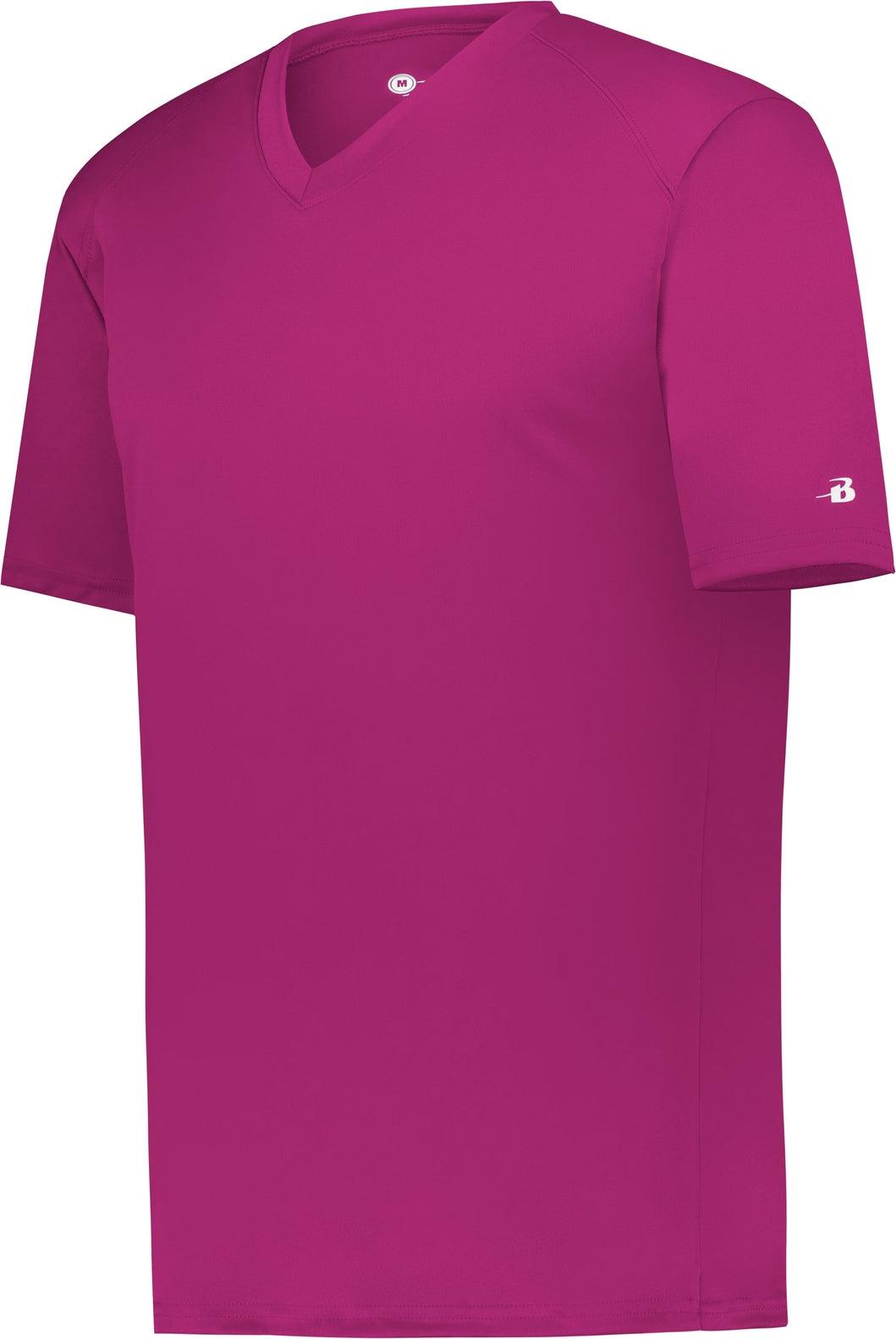 BA HOT PINK YOUTH B-CORE V-NECK TEE
