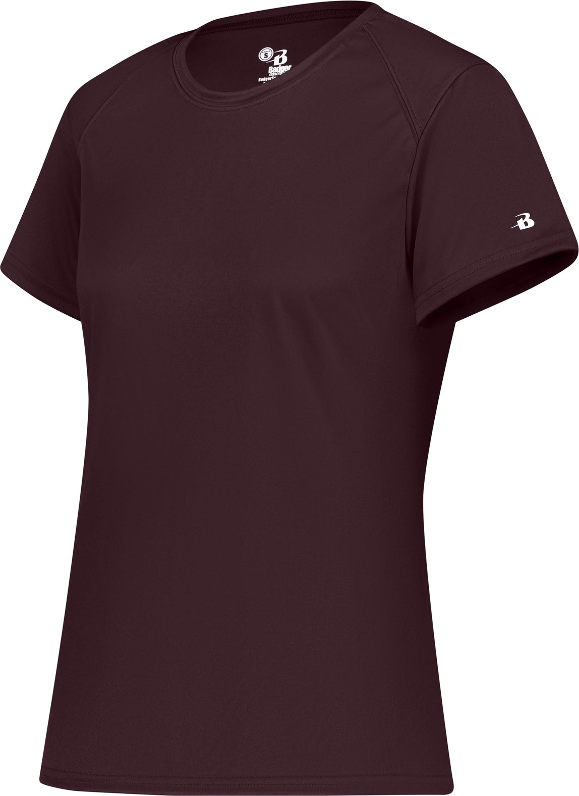 BA MAROON LADIES B-CORE TEE