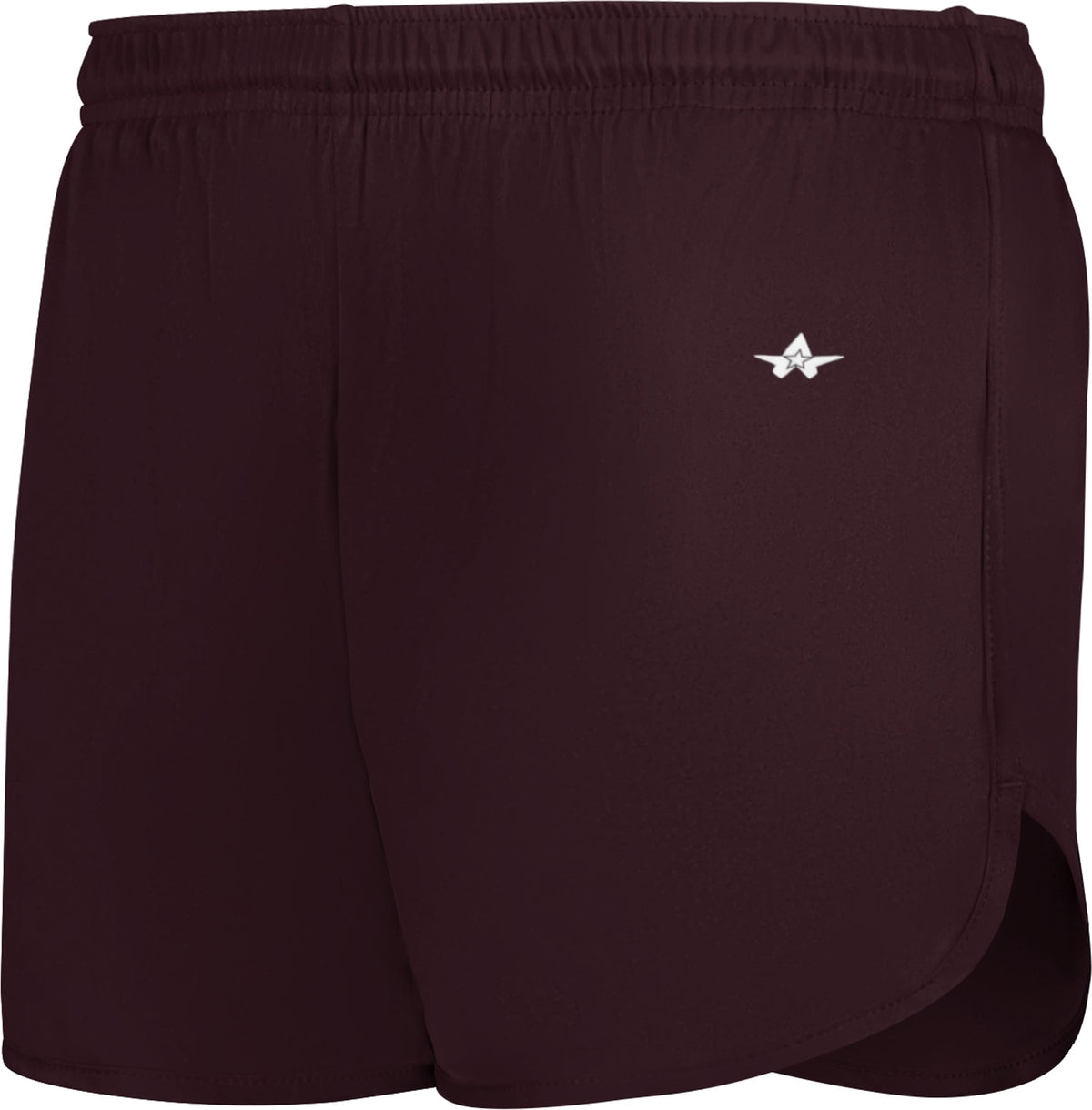 BA MAROON LADIES B-CORE TRACK SHORT