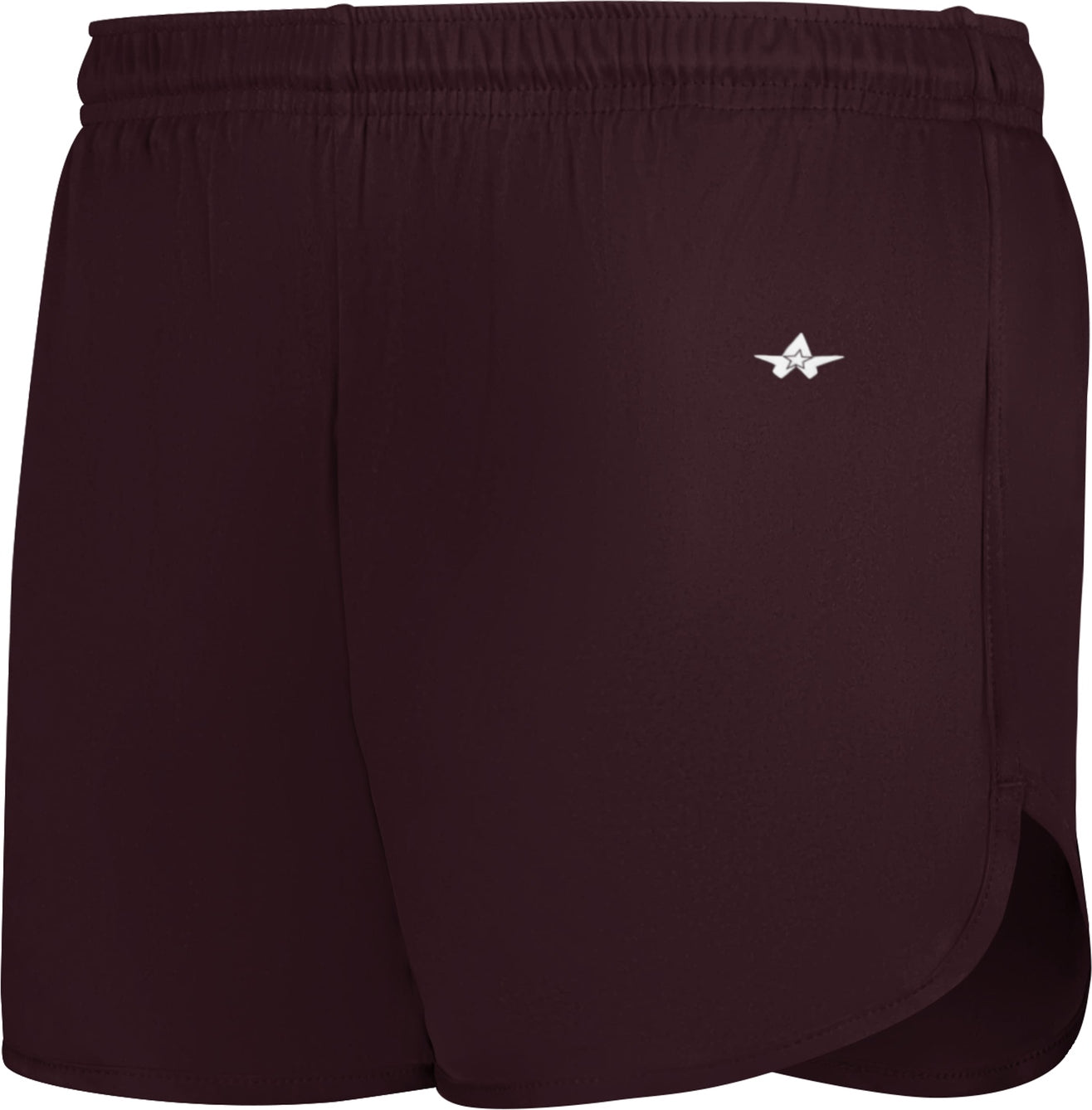 BA MAROON LADIES B-CORE TRACK SHORT