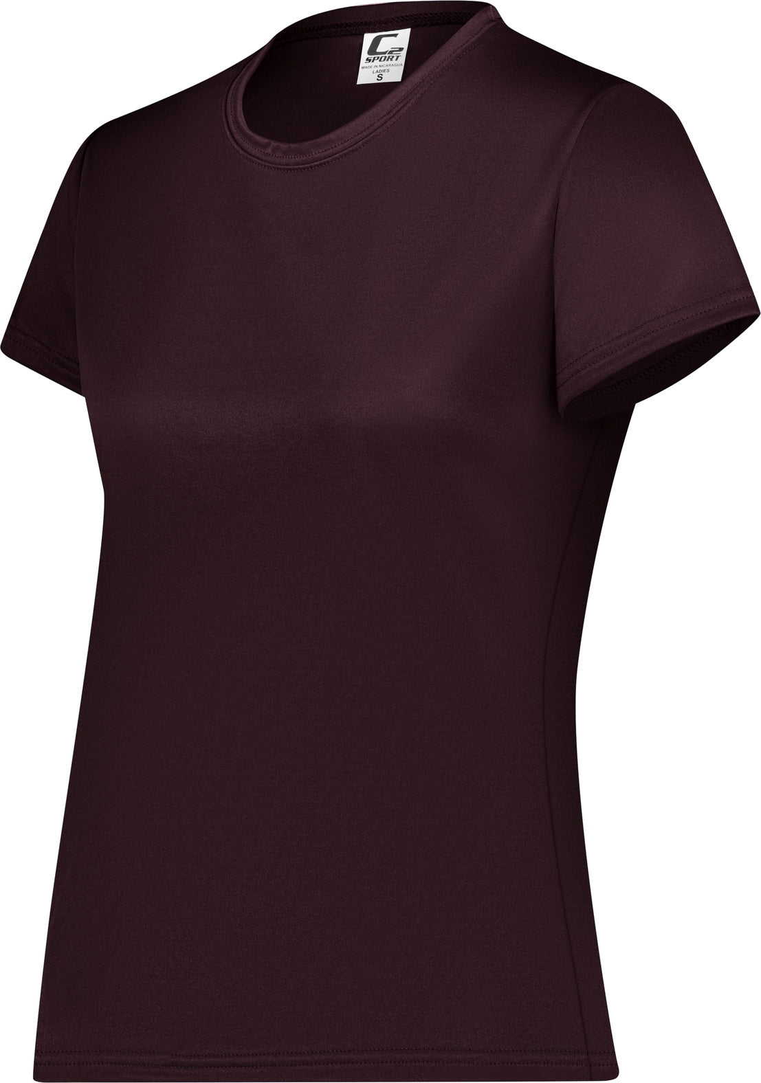 BA MAROON LADIES C2 TEE
