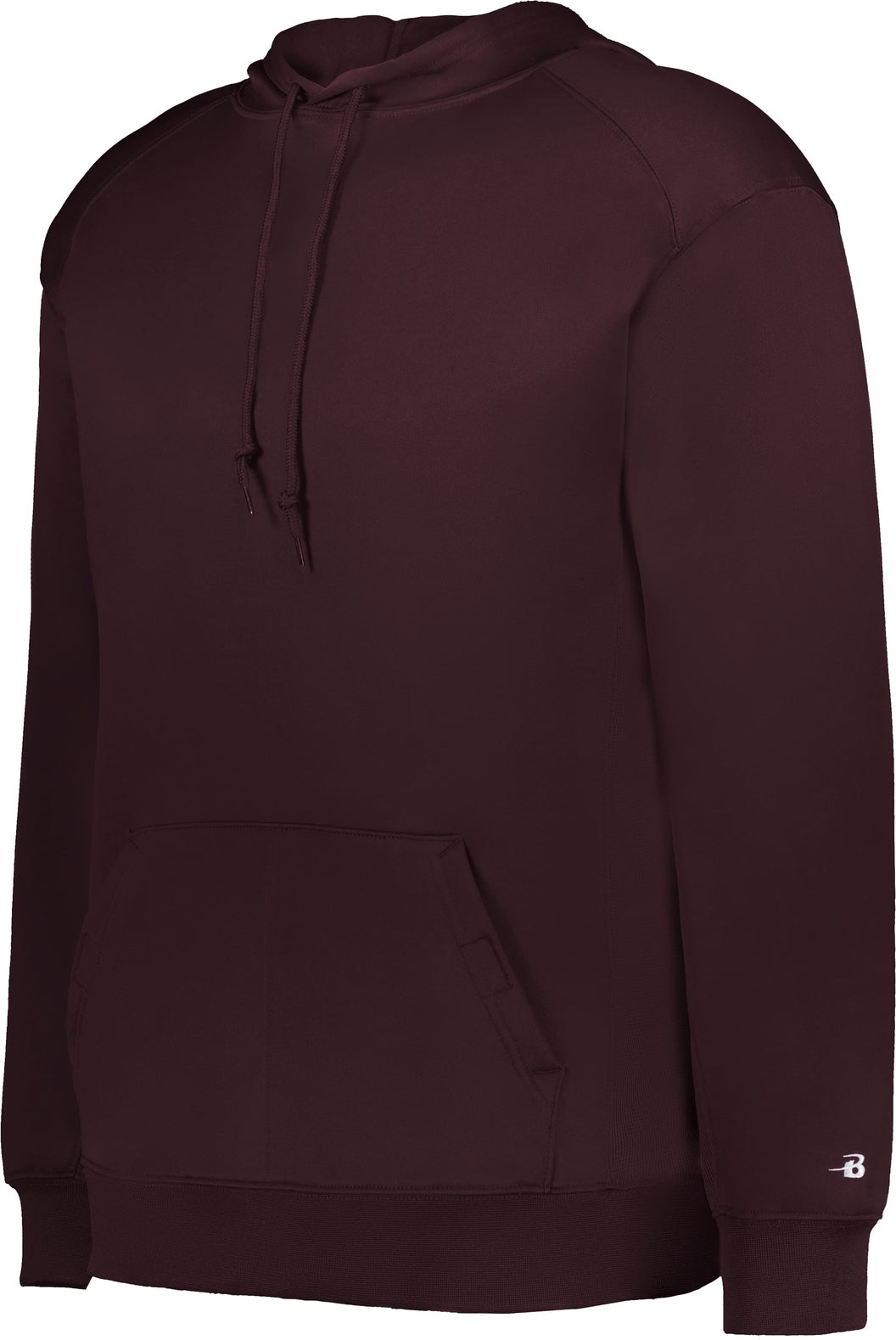 BA MAROON PERFORMANCE FLEECE HOODIE