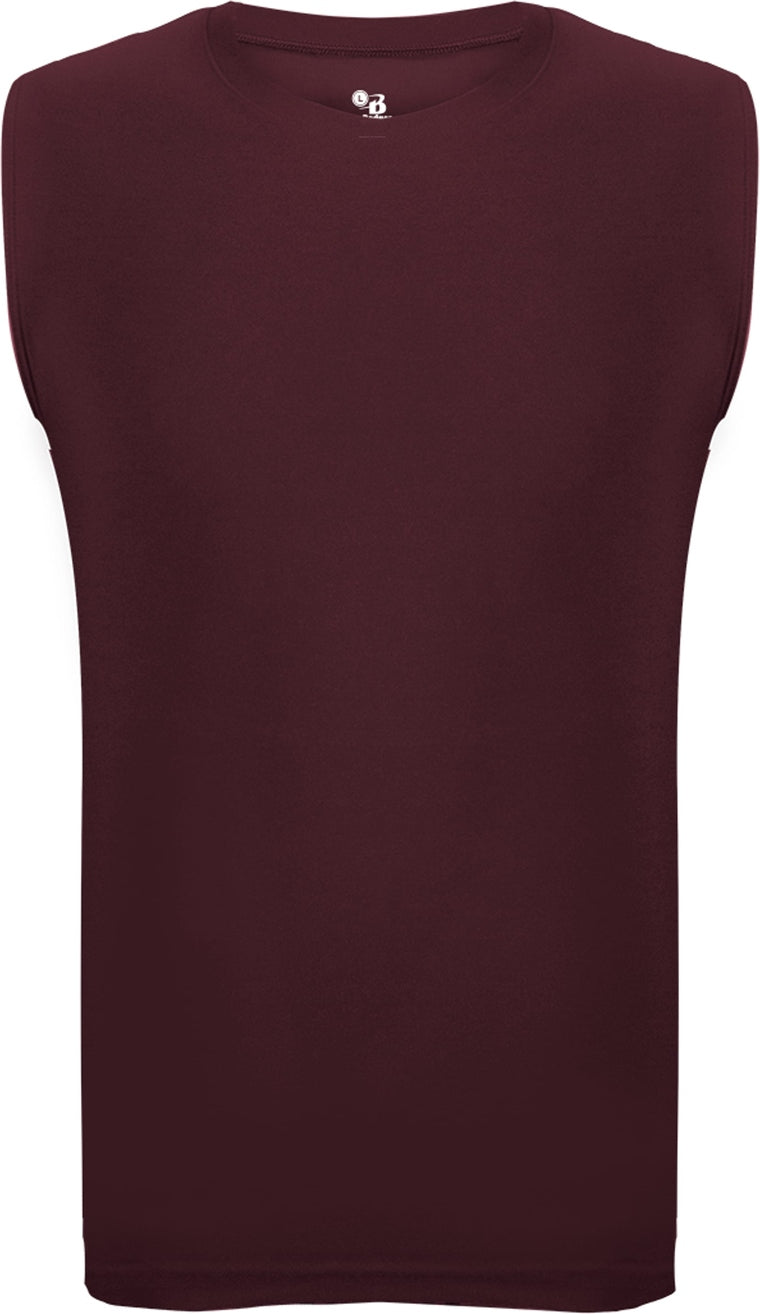 BA MAROON PRO COMPRESSION SLEEVELESS CRE