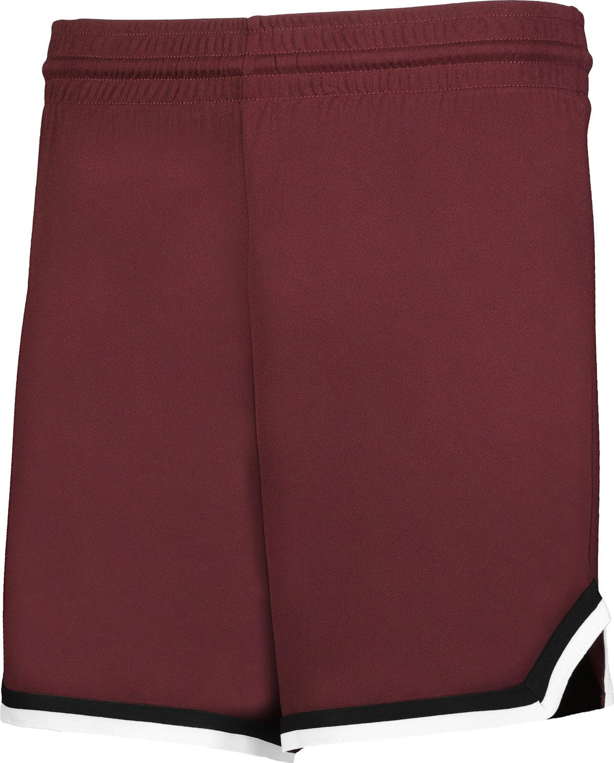 BA MAROON/BLACK/WHITE GLIDE WOMEN'S BASKETBALL SHORT