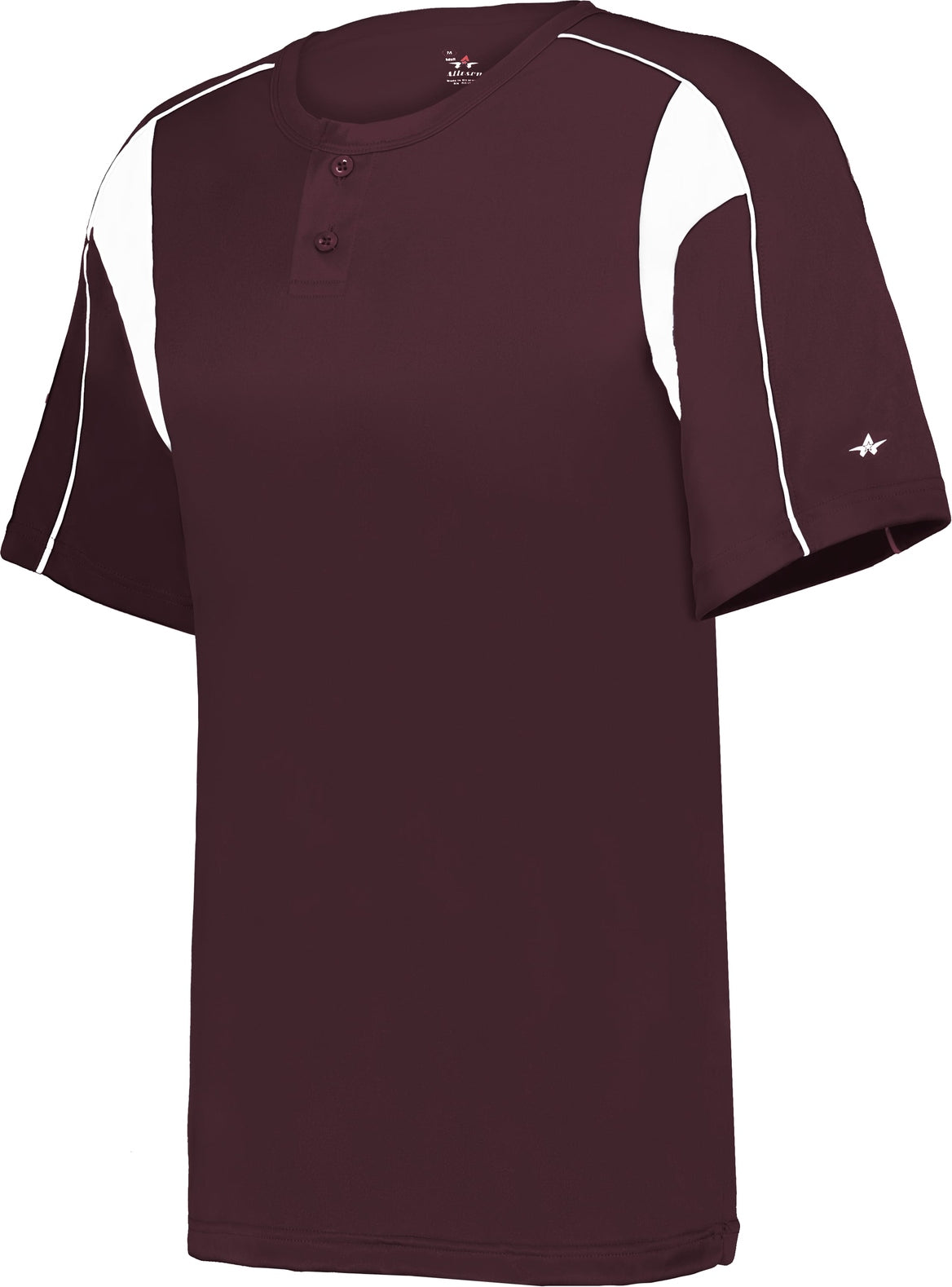 BA MAROON/WHITE PRO PLACKET