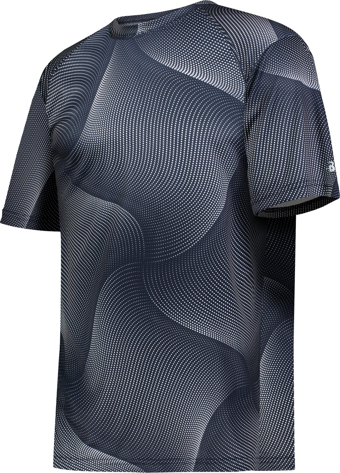 BA NAVY WARP WARP TEE