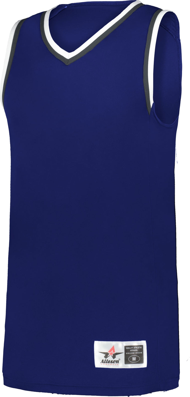 BA NAVY/GRAPHITE/WHITE GLIDE YTH  BASKETBALL JERSEY