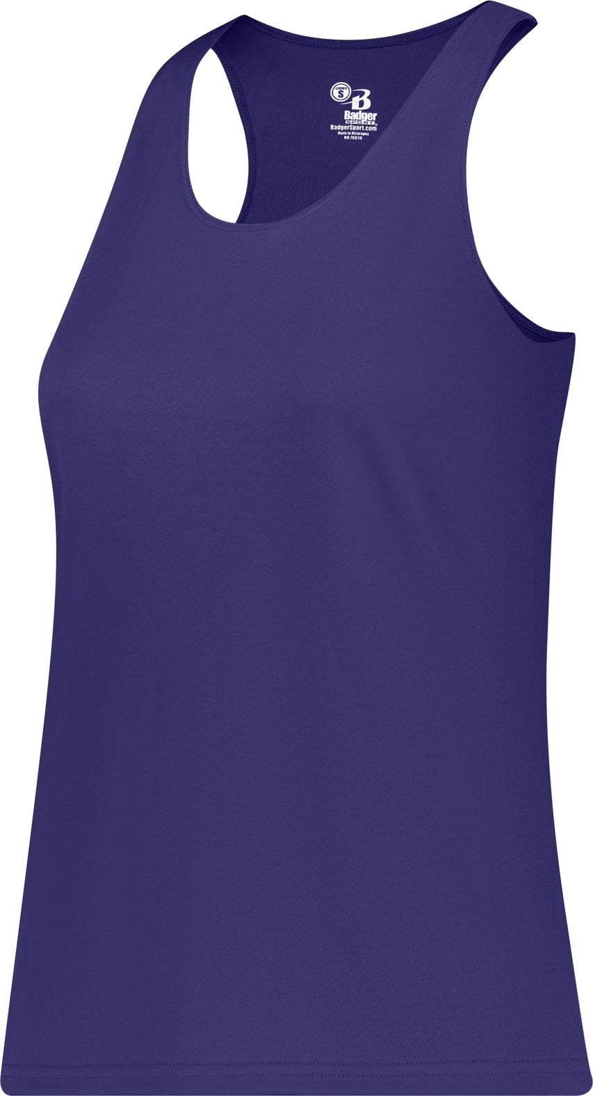 BA PURPLE LADIES' RACERBACK TANK
